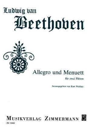 Allegro und Menuett, 2 Flöten