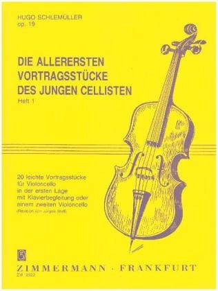 Die allerersten Vortragsstücke des jungen Cellisten op.19, Violoncello und Klavier oder 2 Violoncelli. H.1