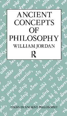 Ancient Concepts of Philosophy