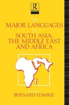 The Major Languages of South Asia, the Middle East and Africa - 
