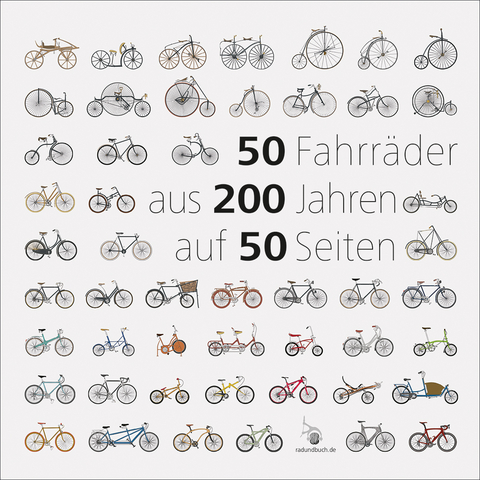 50 Fahrr&auml;der aus 200 Jahren auf 50 Seiten - J&uuml;rgen Isendyck