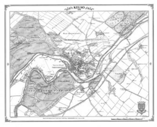 Kelso 1858 Heritage Cartography Victorian Town Map Series
