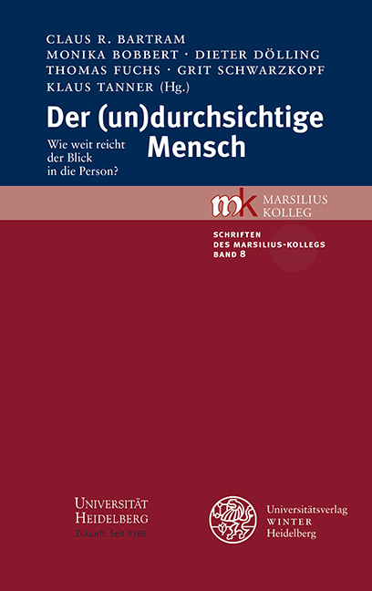 Der (un)durchsichtige Mensch - 