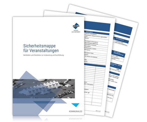 Sicherheitsmappe Veranstaltungen