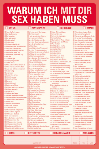 Warum ich mit dir Sex haben muss