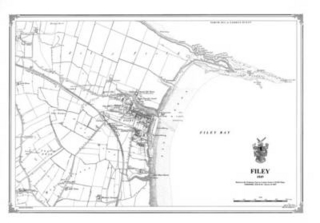 Filey 1849 Heritage Cartography Victorian Town Map