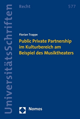 Public Private Partnership im Kulturbereich am Beispiel des Musiktheaters