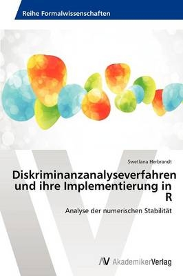 Diskriminanzanalyseverfahren und ihre Implementierung in R
