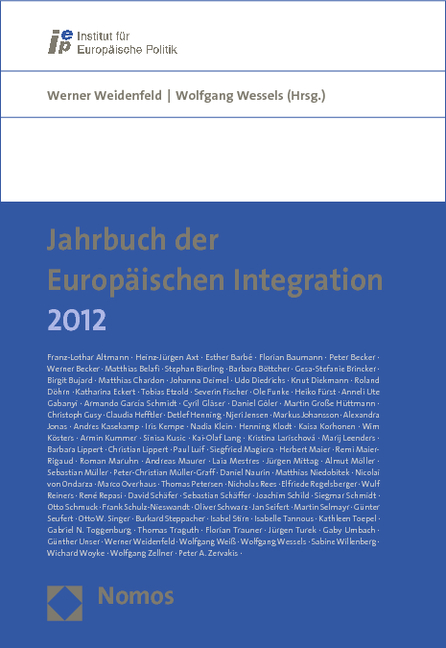 Jahrbuch der Europ&auml;ischen Integration 2012 - 