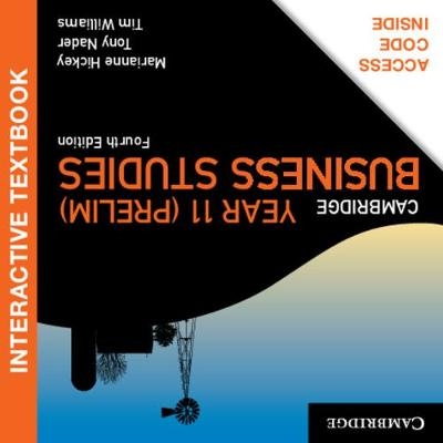 Cambridge Preliminary Business Studies Digital (Card) - Marianne Hickey, Tony Nader, Tim Williams