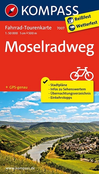 Fahrrad-Tourenkarte Moselradweg