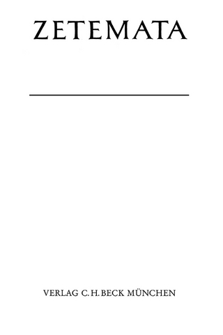 Zetemata / Zum Wortfeld 'Seele - Geist' in der Sprache Homers