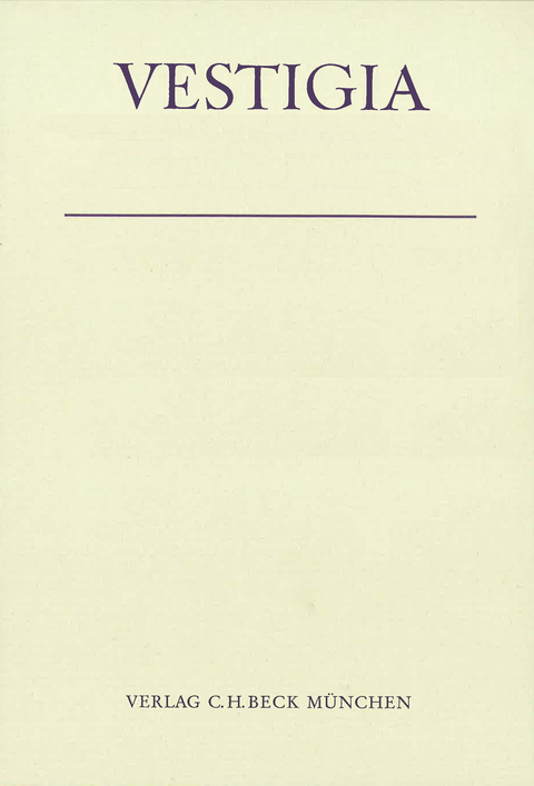 Vestigia / Die Sch&ouml;pfung der pseudohistorischen westpeloponnesischen Fr&uuml;hgeschichte - Emanuel Zingg