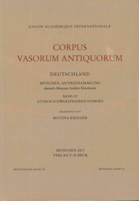 Corpus Vasorum Antiquorum Deutschland / Corpus Vasorum Antiquorum Deutschland Bd. 101: M&uuml;nchen Band 19