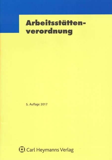 CHV 4-Arbeitsst&auml;ttenverordnung