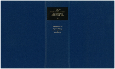 Katalog der illustrierten Handschriften des Mittelalters Einbanddecke f&uuml;r Band 6