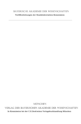 Veröffentlichungen der Musikhistorischen Kommission / Traditio Iohannis Hollandrini Band VIII