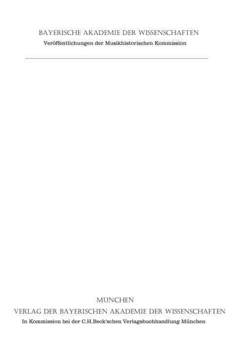 Ver&ouml;ffentlichungen der Musikhistorischen Kommission / Traditio Iohannis Hollandrini Band VIII - 