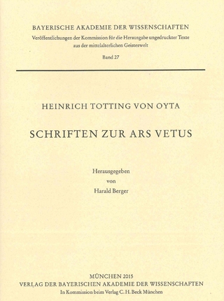 Veröffentlichungen ungedruckter Texte aus der mittelalterlichen Geisteswelt / Heinrich: Schriften zur Ars vetus