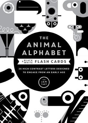 The Animal Alphabet Black & White Flash Cards