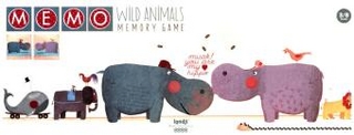 Memo - Wild Animals (Kinderspiel)