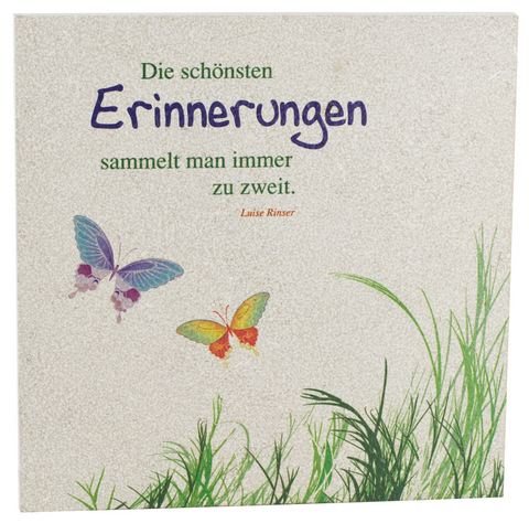 Natursteinrelief "Die sch&ouml;nsten Erinnerungen"