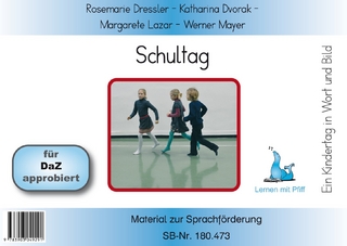 Ein Kindertag in Wort und Bild - Schultag - Bildkarten