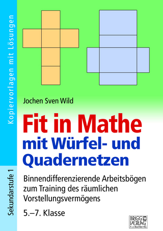 Fit in Mathe mit Würfel- und Quadernetzen