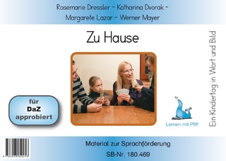 Ein Kindertag in Wort und Bild - Zuhause - Bildkarten