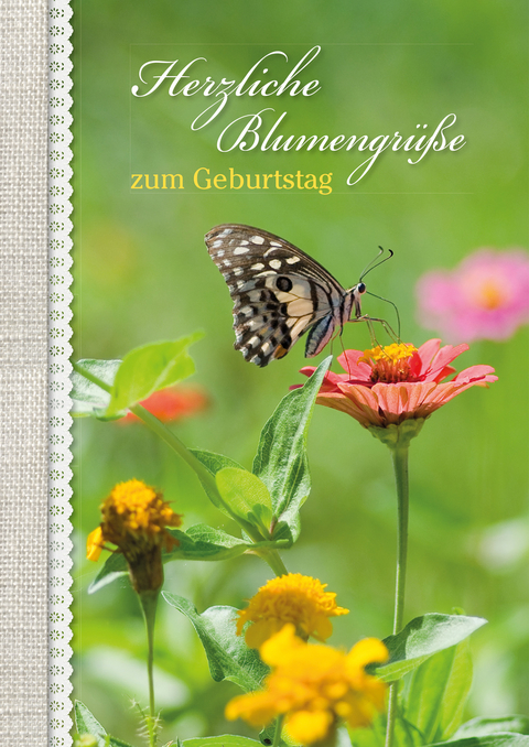 Herzliche Blumengrüße zum Geburtstag