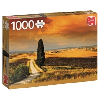 Sonnenuntergang in der Toskana, Italien (Puzzle)