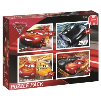 Disney Pixar Cars 3 4in1 Puzzle Pack (Kinderpuzzle) - Walt Disney