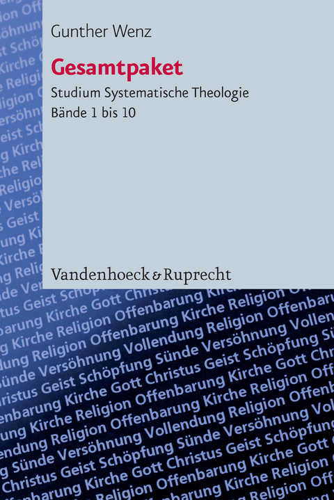 Studium Systematische Theologie - Gunther Wenz