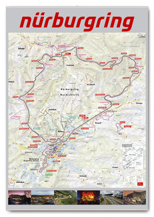 Poster N&uuml;rburgring-Nordschleife