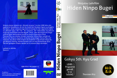 Ninjutsu Lehrfilm Gokyu 5th. Kyu Grad