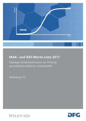 MAK- und BAT-Werte-Liste / MAK- und BAT-Werte-Liste 2017