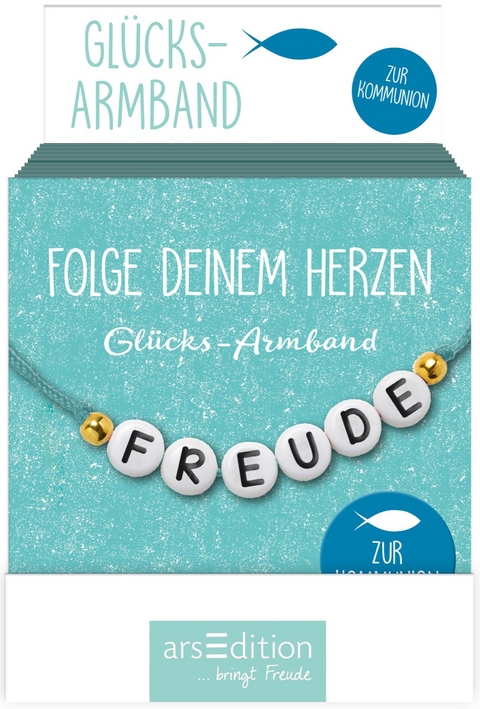 Display Gl&uuml;cksarmband Kommunion