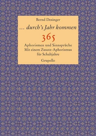 ... durch's Jahr kommen