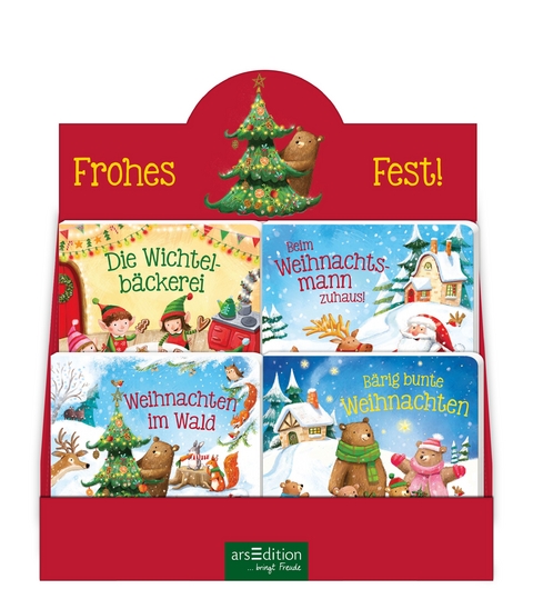 Display Weihnachtstitel Pappe