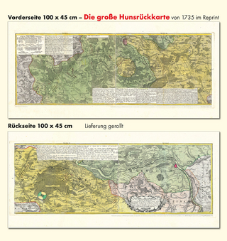 Das alte Hunsrück: Große HUNSRÜCKKARTE 1735 (Plano)