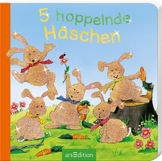 5 hoppelnde Häschen