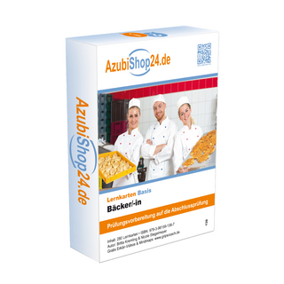 Bäcker Prüfungsvorbereitung Lernkarten