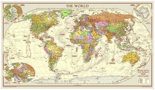 Antique Style World Map