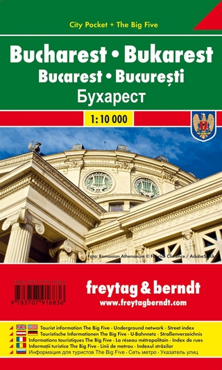 Bukarest, Stadtplan 1:10.000, City Pocket + The Big Five