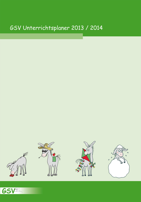 GSV Unterrichtsplaner f&uuml;r Grundschullehrer DIN A4 - 2013/14
