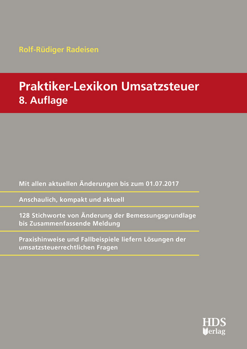 Praktiker-Lexikon Umsatzsteuer - Rolf-R&uuml;diger Radeisen