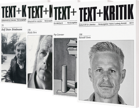 Buchpaket TEXT+KRITIK: Die "Jungen Wilden" - Popliteratur