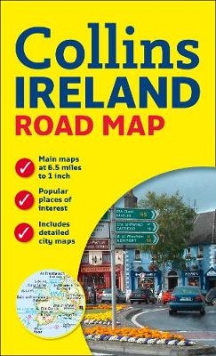 Ireland Road Map -  Collins Maps