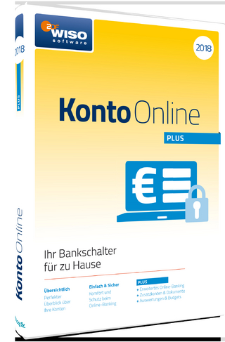 WISO Konto Online Plus 2018, 1 DVD-ROM