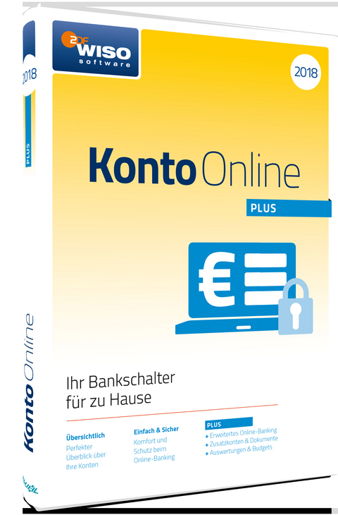 WISO Konto Online Plus 2018, 1 DVD-ROM - 